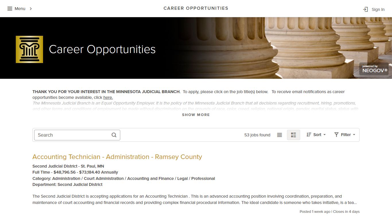Career Opportunities | Career Opportunities - GovernmentJobs.com